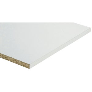 Tablette Agglomérée Blanc, L.250 X L.40 Cm X Ep.18 Mm