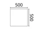 Dalle de plafond T141, polystyrène, epaisseur 10mm, 50x50CM, lot de 2m², DECOFLAIR