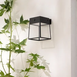 Applique extérieur solaire Kerida 500lm 4000k ip54 noir INSPIRE
