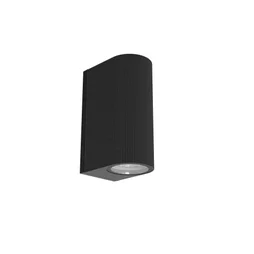 Applique extérieur plastique gu10 ip54 noir