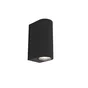 Applique extérieur plastique gu10 ip54 noir
