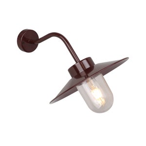 Applique extérieur Ronchin e27 bord de mer ip54 brun INSPIRE