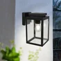 Applique extérieur Ikaros descendante cage E27 métal verre IP54 INSPIRE