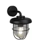 Applique extérieur Nerja, E27, bord de mer, métal noir IP65 INSPIRE
