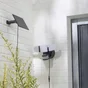 Projecteur ext solaire Bastia detection 2000lm 4000k ip54 noir Inspire