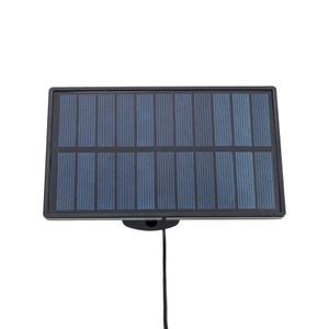 Projecteur extérieur solaire 3 têtes détection 1000lm 6500k ip44 noir