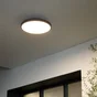 Plafonnier exterieur pono led d30cm cct ip54 noir inspire