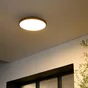 Plafonnier exterieur pono led d30cm cct ip54 noir inspire