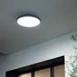 Plafonnier exterieur pono led d30cm cct ip54 noir inspire