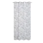 Rideau tamisant, Lizon blanc noir l.135 x H.240 cm