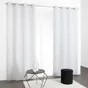 Rideau tamisant, Tesso blanc noir l.135 x H.240 cm
