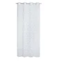 Rideau tamisant, Tesso blanc noir l.135 x H.240 cm