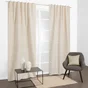 Rideau tamisant, Izoa beige l.140 x H.240 cm
