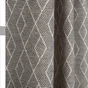 Rideau tamisant, Elyone gris l.140 x H.240 cm