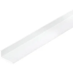 Cornière Inégale Pvc Mat, L.2 M X L.4 Cm X H.1 Cm