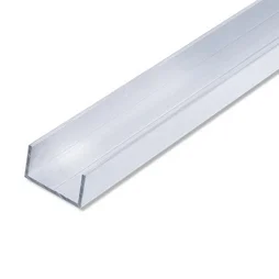 U Rectangulaire Aluminium Brut, L.2.5 M X L.2.75 Cm X H.1.55 Cm