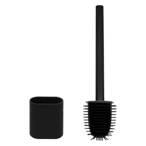 Pot avec brosse WC intégrée noir Easy SENSEA