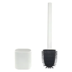 Pot avec brosse WC intégrée blanc Easy SENSEA