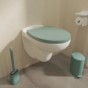 Pot avec brosse WC intégrée vert Easy SENSEA