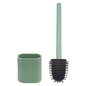 Pot avec brosse WC intégrée vert Easy SENSEA