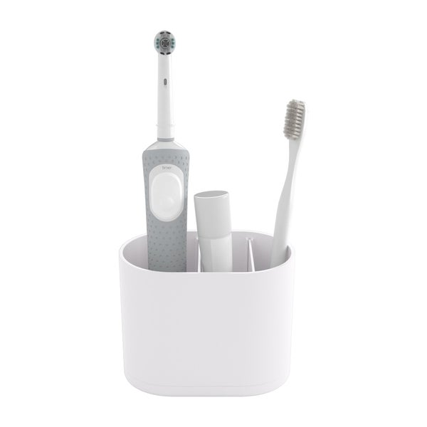 Porte-brosse à dent 3 compartiments Easy blanc SENSEA