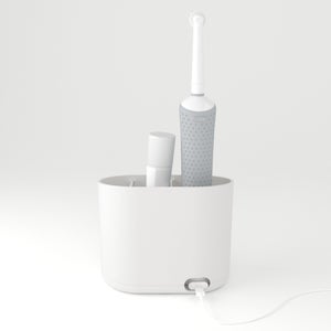 Porte-brosse à dent 3 compartiments Easy blanc SENSEA