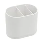 Porte-brosse à dent 3 compartiments Easy blanc SENSEA