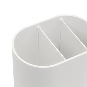 Porte-brosse à dent 3 compartiments Easy blanc SENSEA