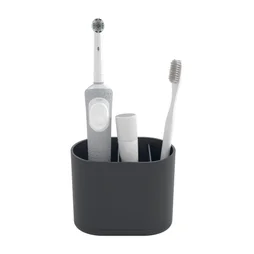 Porte-brosse à dent 3 compartiments Easy noir SENSEA