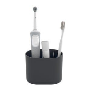 Porte-brosse à dent 3 compartiments Easy noir SENSEA