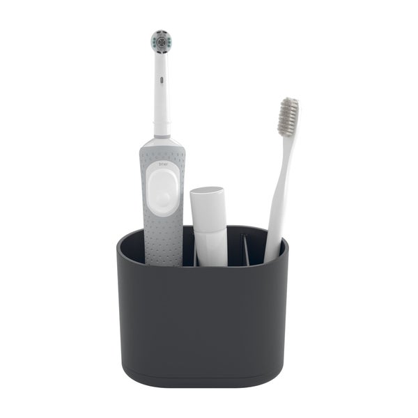 Porte-brosse à dent 3 compartiments Easy noir SENSEA