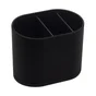 Porte-brosse à dent 3 compartiments Easy noir SENSEA