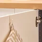 Crochet pour porte de meuble de cuisine blanc DELINIA
