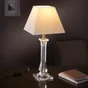 Pied De Lampe Fantasy, Acrylique Transparent, 39 Cm
