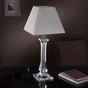 Pied De Lampe Fantasy, Acrylique Transparent, 39 Cm