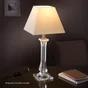 Pied De Lampe Fantasy, Acrylique Transparent, 39 Cm