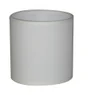 Abat-Jour Tube, 30 Cm, Toiline, Blanc-Blanc N°0 COREP