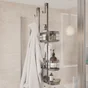 Etagere de bain / douche a suspendre / a coller chrome Remix SENSEA