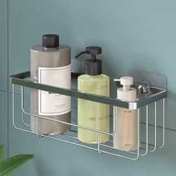 Panier de bain / douche a visser / a coller chrome Essential SENSEA