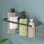 Panier de bain / douche a visser / a coller chrome Essential SENSEA