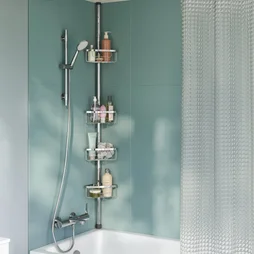  Etagère de douche télescopique chrome essential SENSEA 