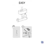 Etagere de bain / douche noir Easy SENSEA