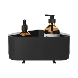 Etagere de bain / douche d'angle noir Easy SENSEA