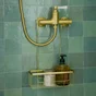 Etagere de bain / douche a suspendre or Loa SENSEA