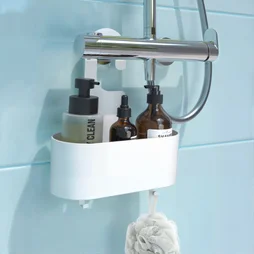 Etagere de bain / douche a suspendre blanc Easy SENSEA