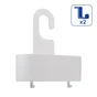 Etagere de bain / douche a suspendre blanc Easy SENSEA