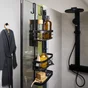 Etagere de bain / douche a suspendre noir Remix SENSEA