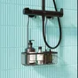 Etagere de bain / douche a suspendre noir Essential SENSEA