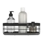 Panier de bain / douche a visser / a coller noir Remix SENSEA