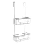 Etagere de bain et douche double a suspendre chrome Essential SENSEA
